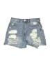 Almost Famous Blue Denim Shorts Size 7 - photo 1