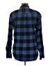 Croft & Barrow 100% Cotton Plaid Blue Long Sleeve Button-Down Shirt Size M - photo 2