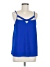 Naif 100% Polyester Blue Sleeveless Blouse Size M - photo 1