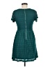 Dina Be 100% Polyester Chevron-herringbone Teal Casual Dress Size M - photo 2