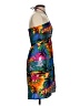Unbranded Tropical Blue Cocktail Dress Size XS (estimated) - photo 4