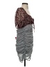 Free People 100% Polyester Silver Cocktail Dress Size S - photo 4