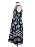 Ann Taylor 100% Polyester Paisley Blue Casual Dress Size 2 - photo 5