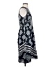 Ann Taylor 100% Polyester Paisley Blue Casual Dress Size 2 - photo 4