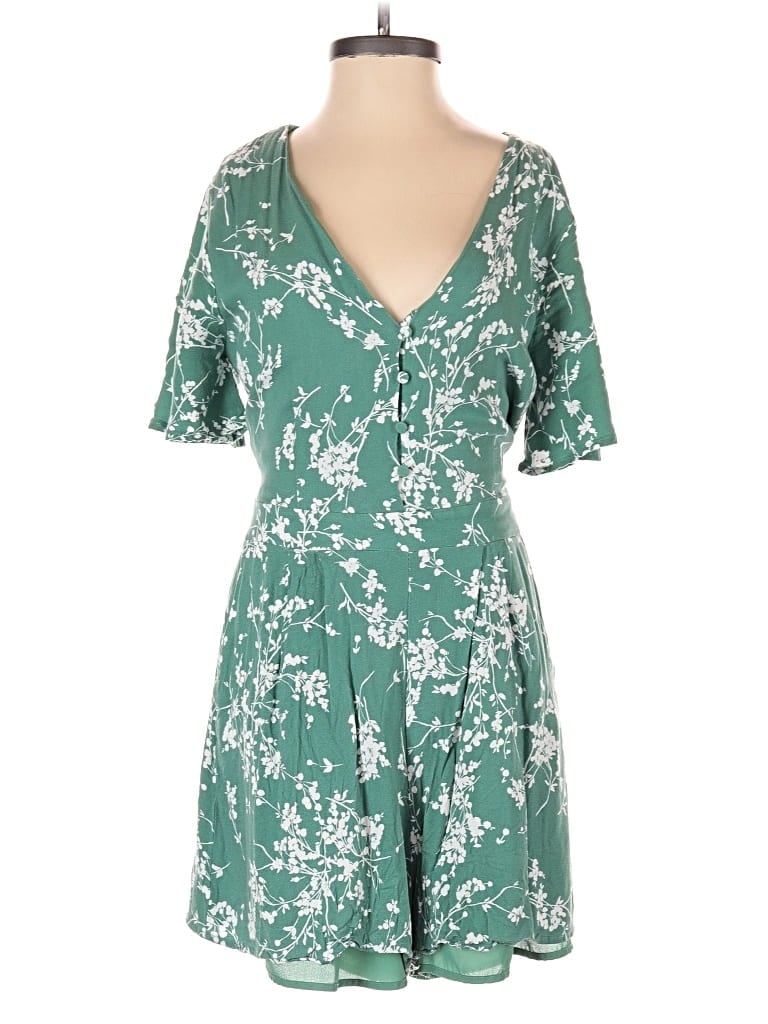 Pre-owned Greylin Romper In Green