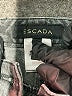 Escada 100% Cotton Chevron-herringbone Gray Jeans Size EU 38 / US 8 - photo 7