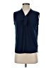 Amour Vert Blue Sleeveless Blouse Size S - photo 1