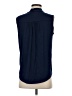Amour Vert Blue Sleeveless Blouse Size S - photo 2