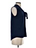 Amour Vert Blue Sleeveless Blouse Size S - photo 4
