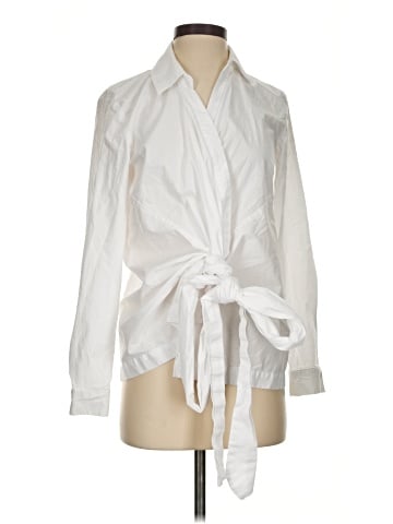 CAbi Long Sleeve Button-Down Shirt (view 1)