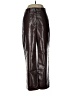 Babaton 100% Polyurethane Metallic Brown Casual Pants Size 8 - photo 1