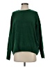 Vince Camuto Solid Green Pullover Sweater Size S - photo 1