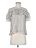 J.Crew 100% Polyester Polka Dots Ivory Short Sleeve Blouse Size 2 - photo 1