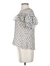 J.Crew 100% Polyester Polka Dots Ivory Short Sleeve Blouse Size 2 - photo 5