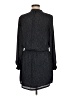 dalia 100% Polyester Chevron-herringbone Gray Casual Dress Size 8 - photo 2