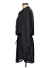 dalia 100% Polyester Chevron-herringbone Gray Casual Dress Size 8 - photo 5