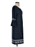 Max Studio Polka Dots Blue Casual Dress Size XS - photo 4