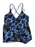 Kona Sol Floral Blue Swimsuit Top Size XL - photo 1