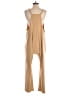 TARSE Solid Tan Jumpsuit Size M - photo 2