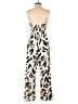 Thirty/Thirty 100% Polyester Graphic Ivory Jumpsuit Size M - photo 2