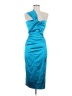 Talbot Runhof Blue Cocktail Dress Size 6 - photo 1