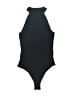 Happily Grey 100% Polyester Black Bodysuit Size M - photo 1