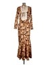 Significant Other Paisley Brown Casual Dress Size 6 - photo 2