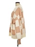 Zesica Checkered-gingham Tan Pullover Sweater Size XL - photo 5