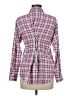 CAbi Plaid Purple Long Sleeve Button-Down Shirt Size M - photo 2