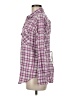 CAbi Plaid Purple Long Sleeve Button-Down Shirt Size M - photo 5