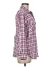 CAbi Plaid Purple Long Sleeve Button-Down Shirt Size M - photo 4