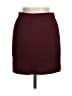 Blue Blush Solid Burgundy Formal Skirt Size M - photo 2
