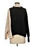 MIOU MUSE Color Block Black Pullover Sweater Size S - photo 1