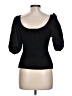 Theory Black 3/4 Sleeve Top Size L - photo 2