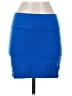 Bebe Solid Blue Casual Skirt Size S - photo 1