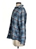 Grayson Plaid Blue Long Sleeve Blouse Size Sm (2) - photo 5