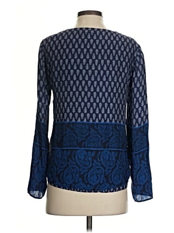 Massimo Dutti Long Sleeve Silk Top (view 2)