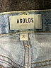 AGOLDE 100% Cotton Blue Denim Shorts Size 30 waist - photo 3