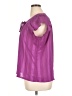 Joanna 100% Polyester Purple Short Sleeve Blouse Size XL (petite) - photo 5