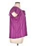 Joanna 100% Polyester Purple Short Sleeve Blouse Size XL (petite) - photo 4