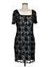 Brilliante by J.A. 100% Polyester Black Cocktail Dress Size M - photo 1