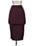 Lulus Solid Burgundy Formal Skirt Size S - photo 1