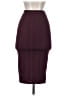 Lulus Solid Burgundy Formal Skirt Size S - photo 2