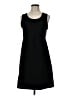 L.L.Bean Solid Black Casual Dress Size M - photo 1