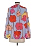 Crosby 100% Polyester Floral Blue 3/4 Sleeve Blouse Size S - photo 2