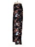 IMAN Floral Black Casual Pants Size M - photo 5