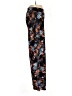IMAN Floral Black Casual Pants Size M - photo 4