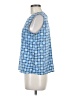 Notations 100% Polyester Blue Sleeveless Blouse Size M - photo 5