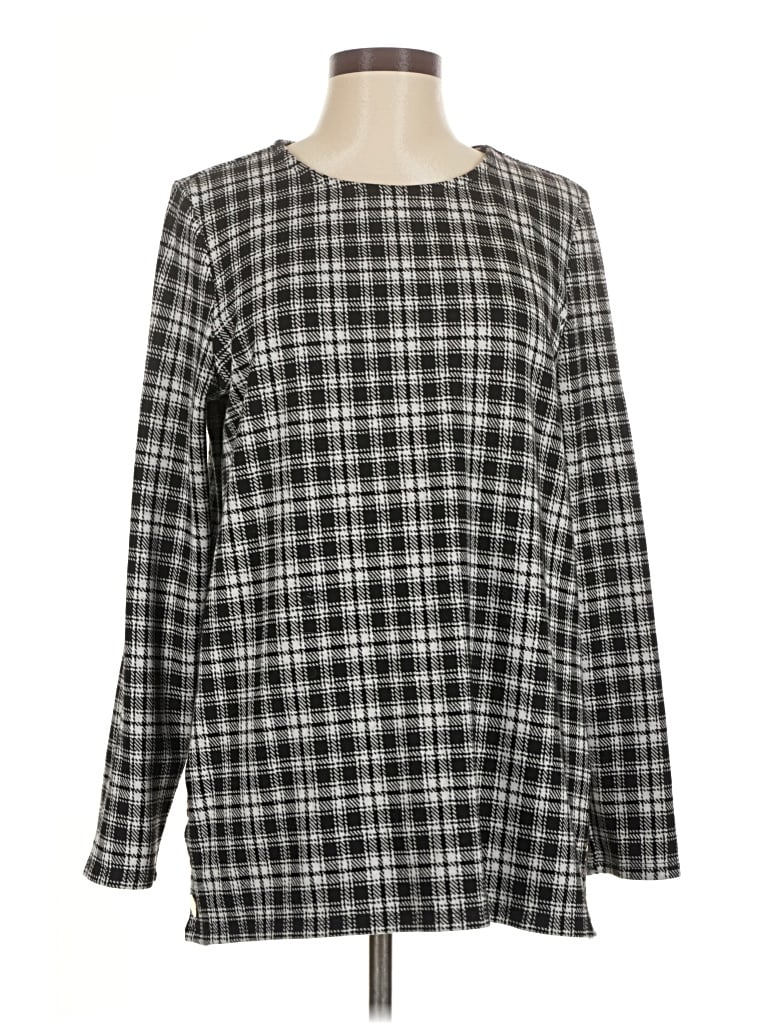 Pre-owned Tommy Hilfiger Long Sleeve Blouse In Black