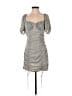 Storia 100% Polyester Silver Cocktail Dress Size S - photo 1